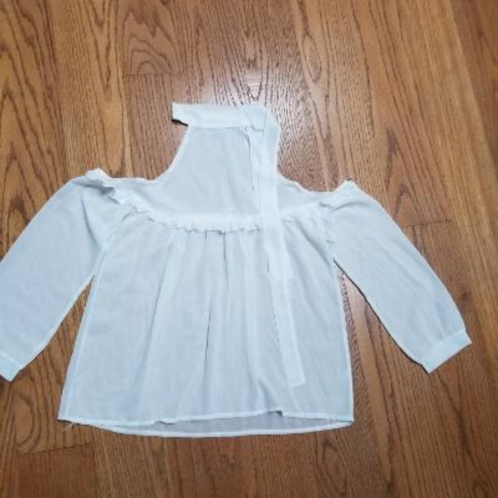 cold shoulder dressy top